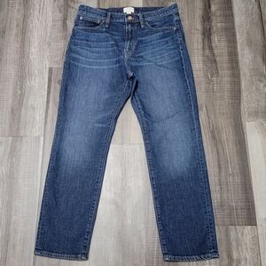J. Crew High Rise Cropped Jeans